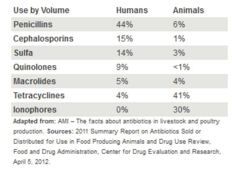 Cattle Antibiotic Chart Livestock Cattle