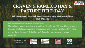 Cover photo for Craven & Pamlico: Hay and Pasture Field Day