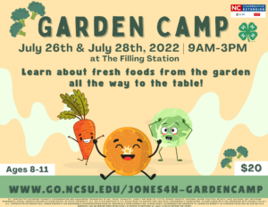Learn about fresh foods from the garden all the way to the table! 