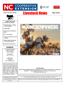 Livestock Newsletter - May 2022 Edition