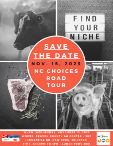 Cover photo for Save the Date: NC Choices Road Show 2023